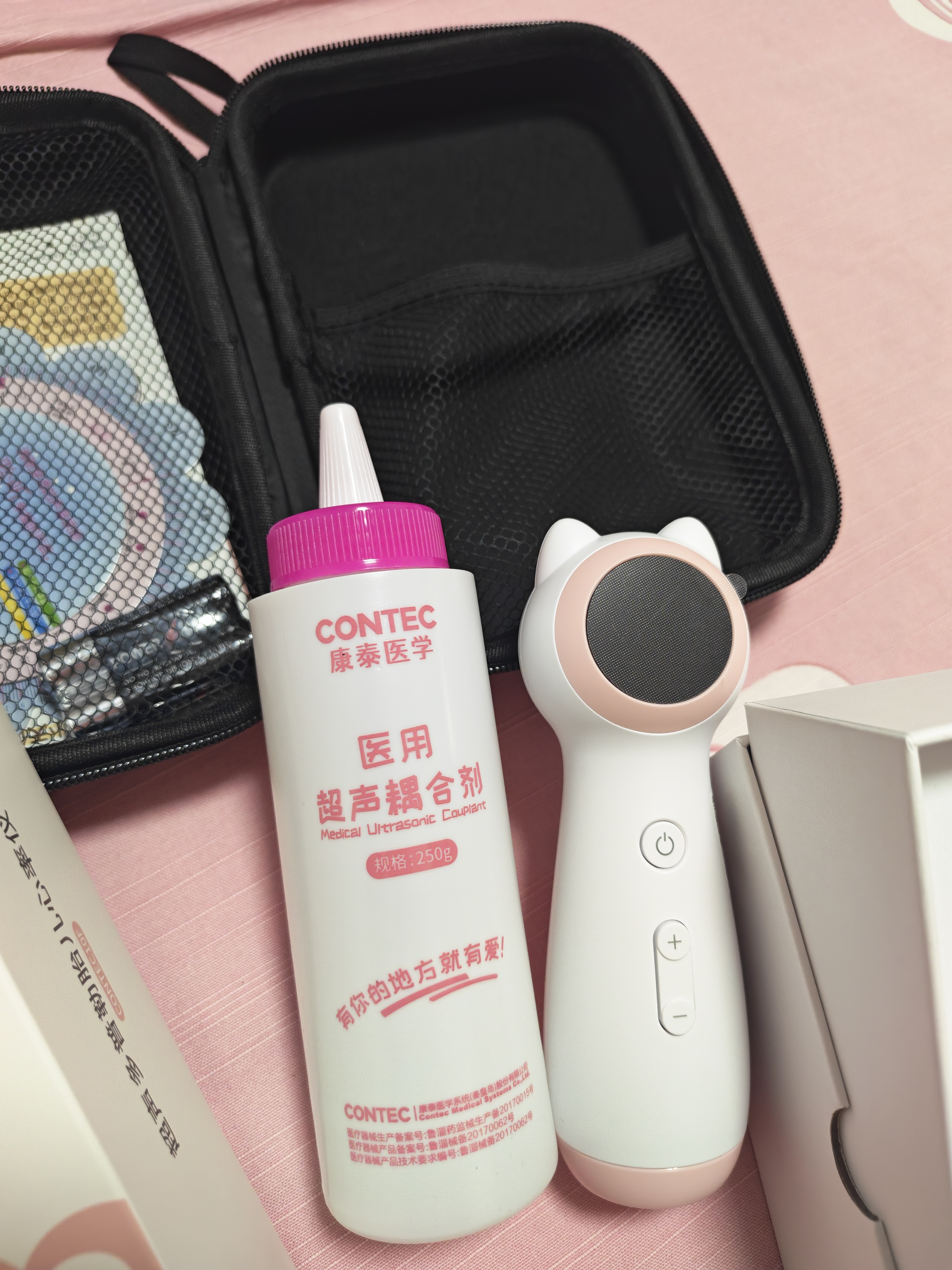 CONTEC康泰胎心监测仪孕妇家用超声多普勒医用胎心仪灵敏探头CONTEC10F 实拍图