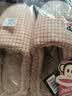 大嘴猴（paul frank）棉拖鞋女秋冬情侣时尚家居厚底毛绒保暖棉鞋男PF806 实拍图