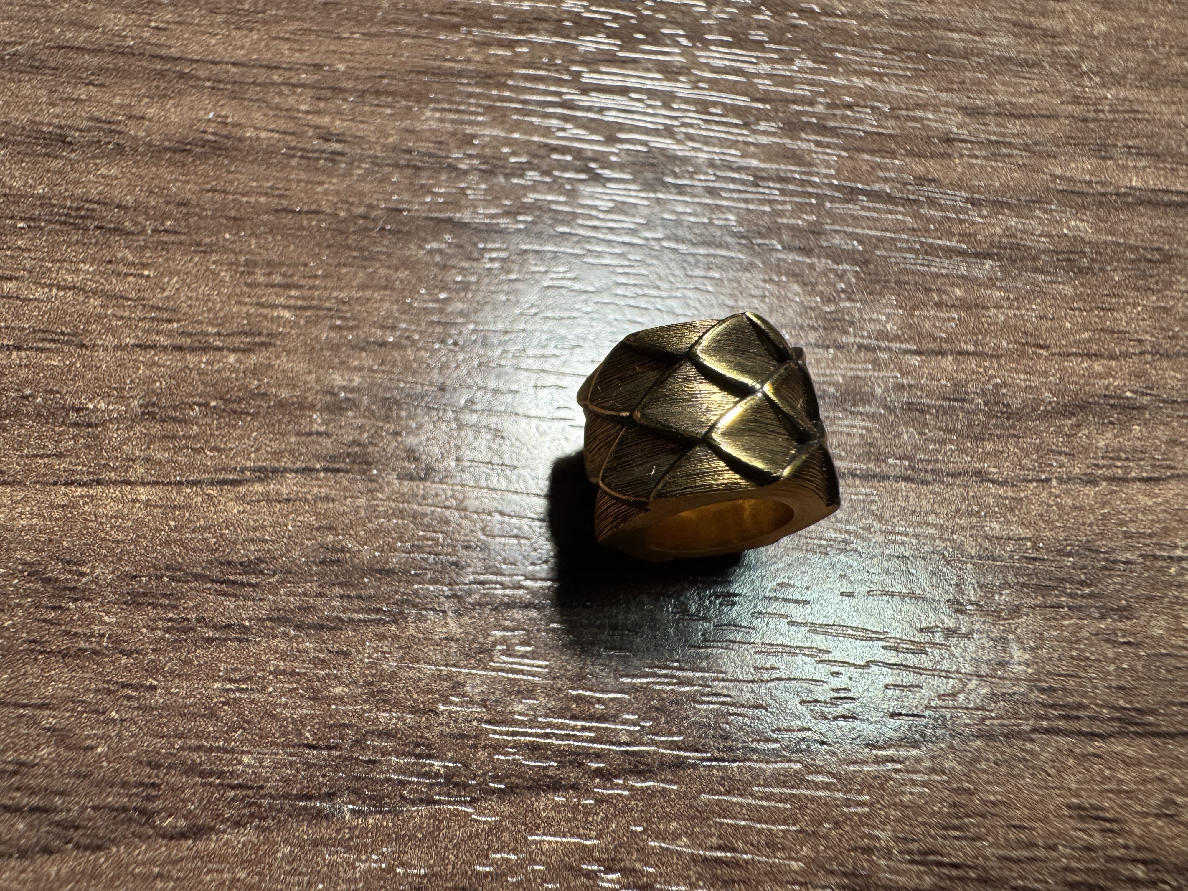 周生生黄金转运珠王安宇同款 酷黑足金串珠XL龙鳞不含绳94750C定价 实拍图