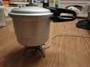 双喜高压锅铝合金燃气电磁炉通用防爆家用压力锅20CM/4.8L【蒸格款】 实拍图