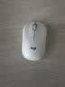 罗技（Logitech）M221 轻音鼠标 无线鼠标 办公鼠标 对称鼠标 带无线微型接收器 米白色 实拍图
