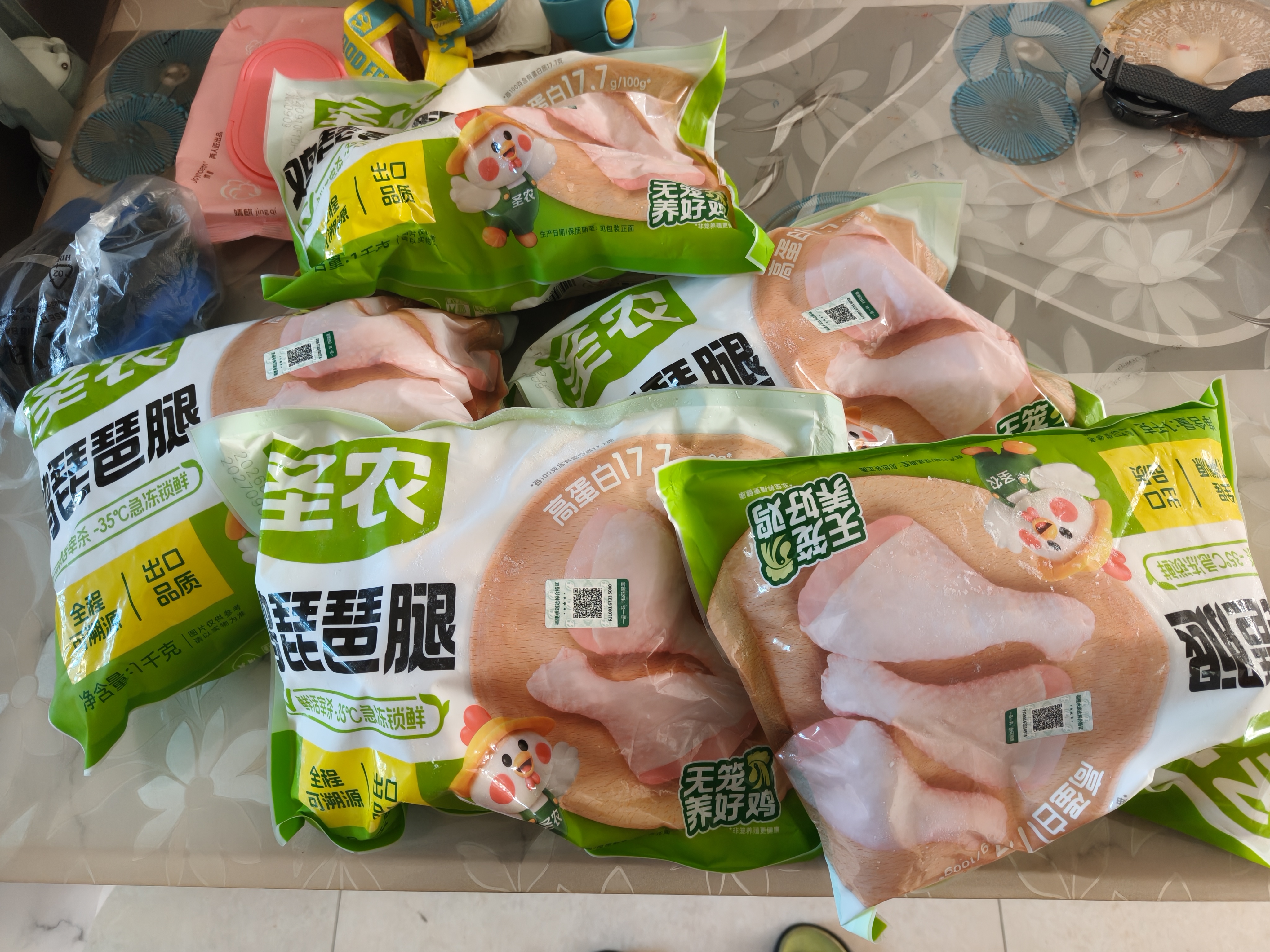 圣农鸡琵琶腿2斤 冷冻炸鸡腿卤鸡腿 冷冻生鲜 鸡腿健身餐 美食大赛 实拍图