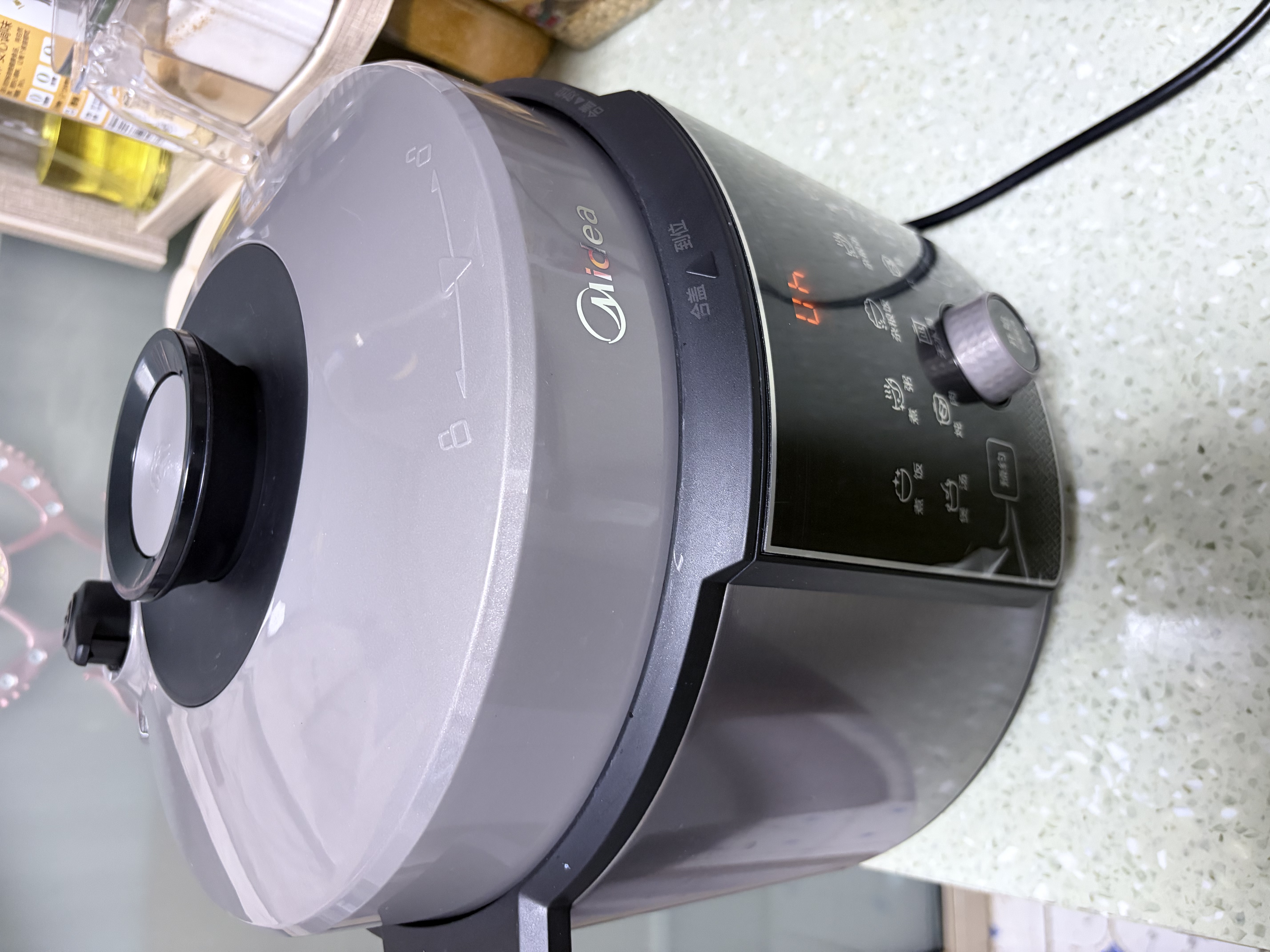美的（Midea）0涂层112kPa超高压锁嫩蒸电压力锅电饭煲电饭锅5L家用4-6人MY-E5830G智能预约开盖火锅多功能一体 实拍图