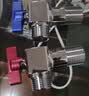 九牧（JOMOO）大流量球阀加厚黄铜燃气热水器冷热通用角阀套装一对02168-1C-1 实拍图