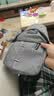 【已售500w+】潮流商务牛津布胸包男女单肩包休闲背包耐磨斜挎包 深灰色【简约时尚】 实拍图