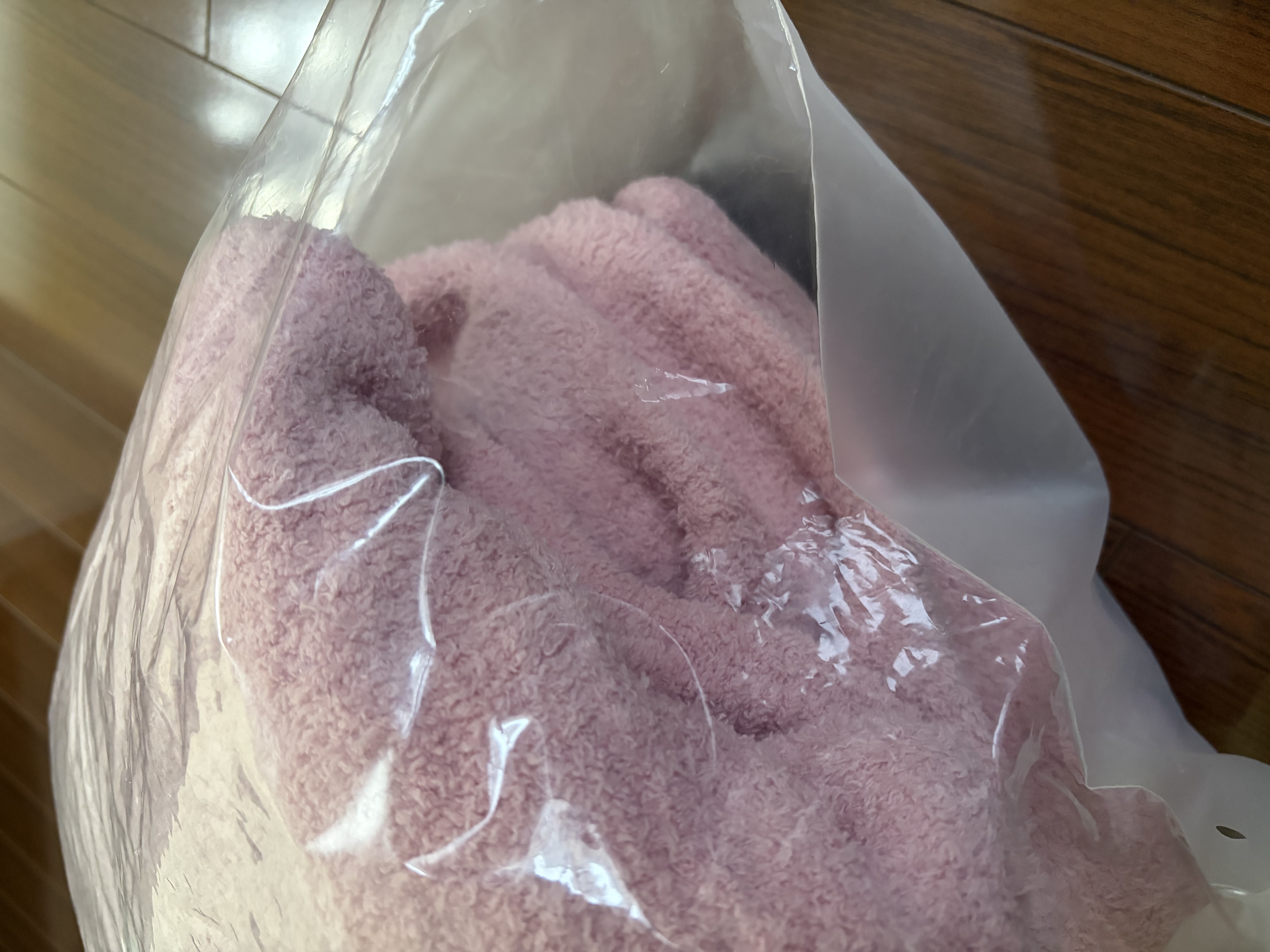 爱慕内衣秋冬舒适半边绒睡衣女家居服套装粉170 实拍图