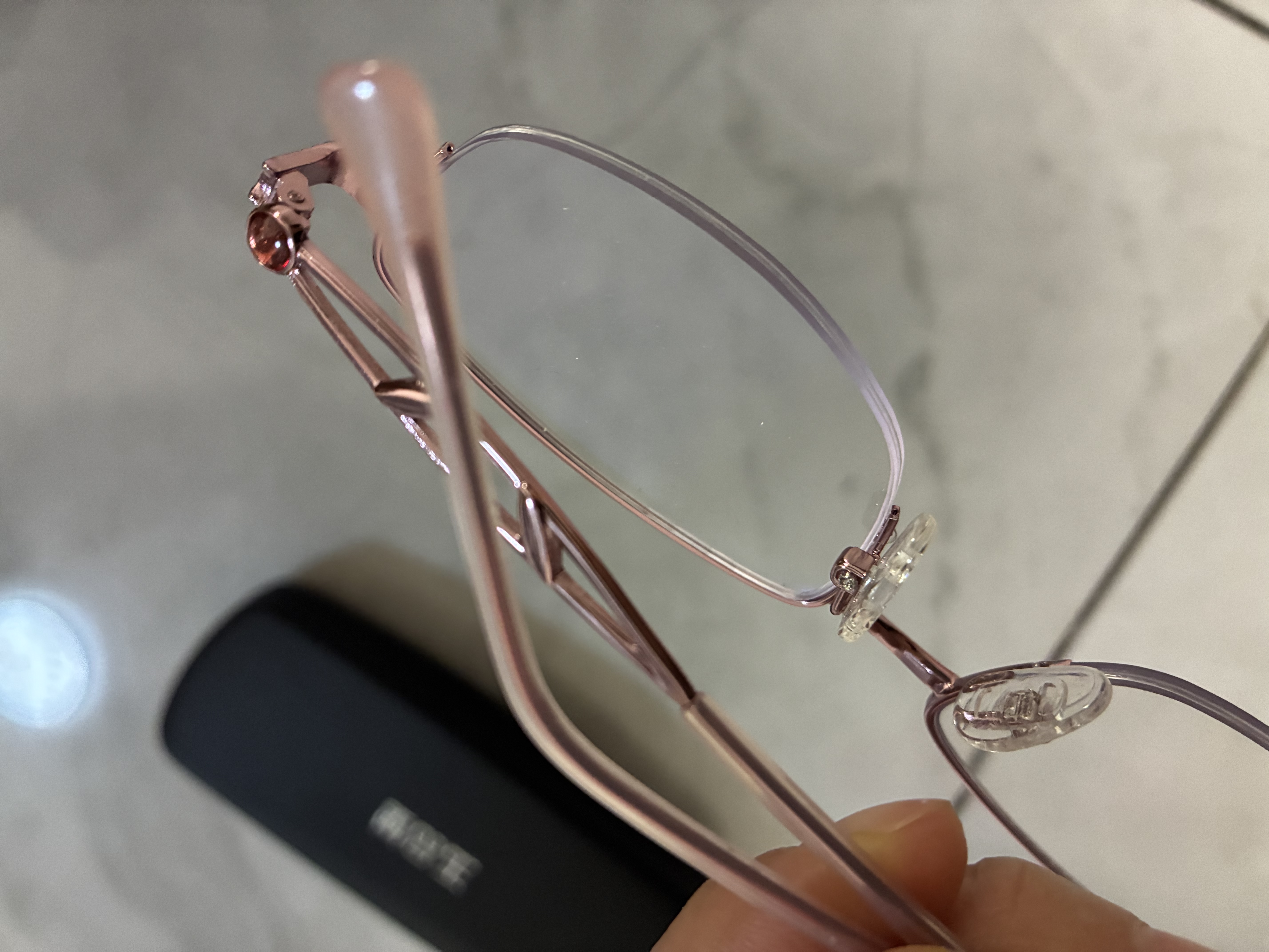 玉品堂防蓝光老花镜女半框金属眼镜老人看手机花镜100度3015送妈妈中秋 实拍图