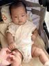 Aengbay昂贝[冰莫®]睡衣婴儿秋衣秋裤套装新生家居服分体宝宝衣服薄款 浅杏 73 实拍图