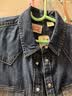 Levi's李维斯女士美式复古简约通勤经典翻领宽松蓝色牛仔衬衫 深蓝色 M 实拍图