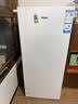 海尔（Haier）山茶花138L立式冰柜小型家用小冰箱冷柜真风冷无霜冷冻冷藏转换一级一键速冻大容量BD-138WGH90WF 实拍图