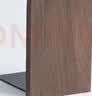 离草胡桃木书立 加厚书立架桌面固定书本挡板创意ins风立式书夹书撑 质感胡桃木书立一对装3c数码11.11 实拍图