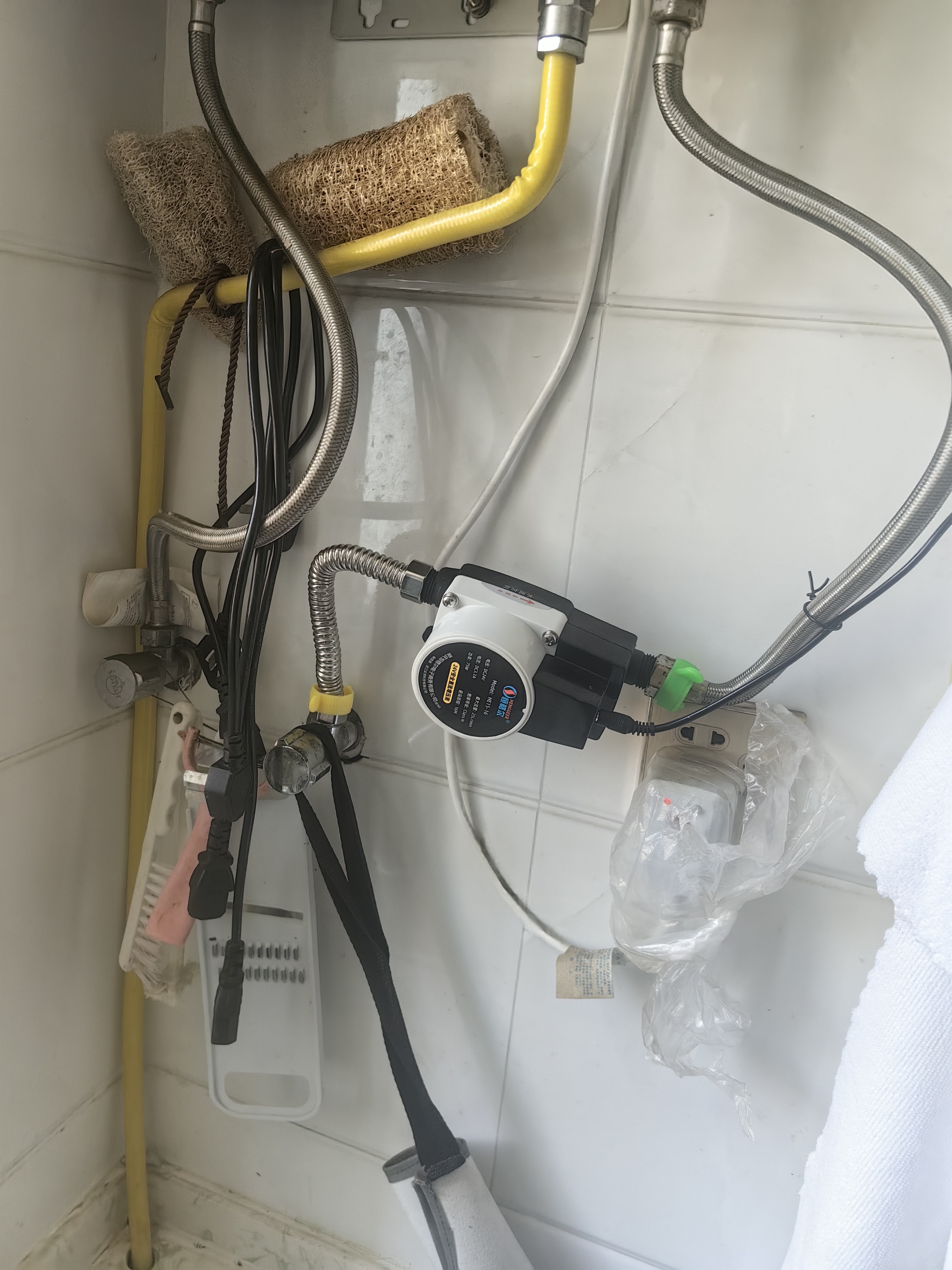 恒格尔增压泵家用热水器加压泵花洒水泵24V全自动小型永磁智能马桶增压 24V永磁款16米扬程 实拍图