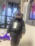 保姆鹅 儿童羽绒服宝宝短款加厚白鸭绒外套男童女童保暖防风冬[NG2637] 黑 120 实拍图