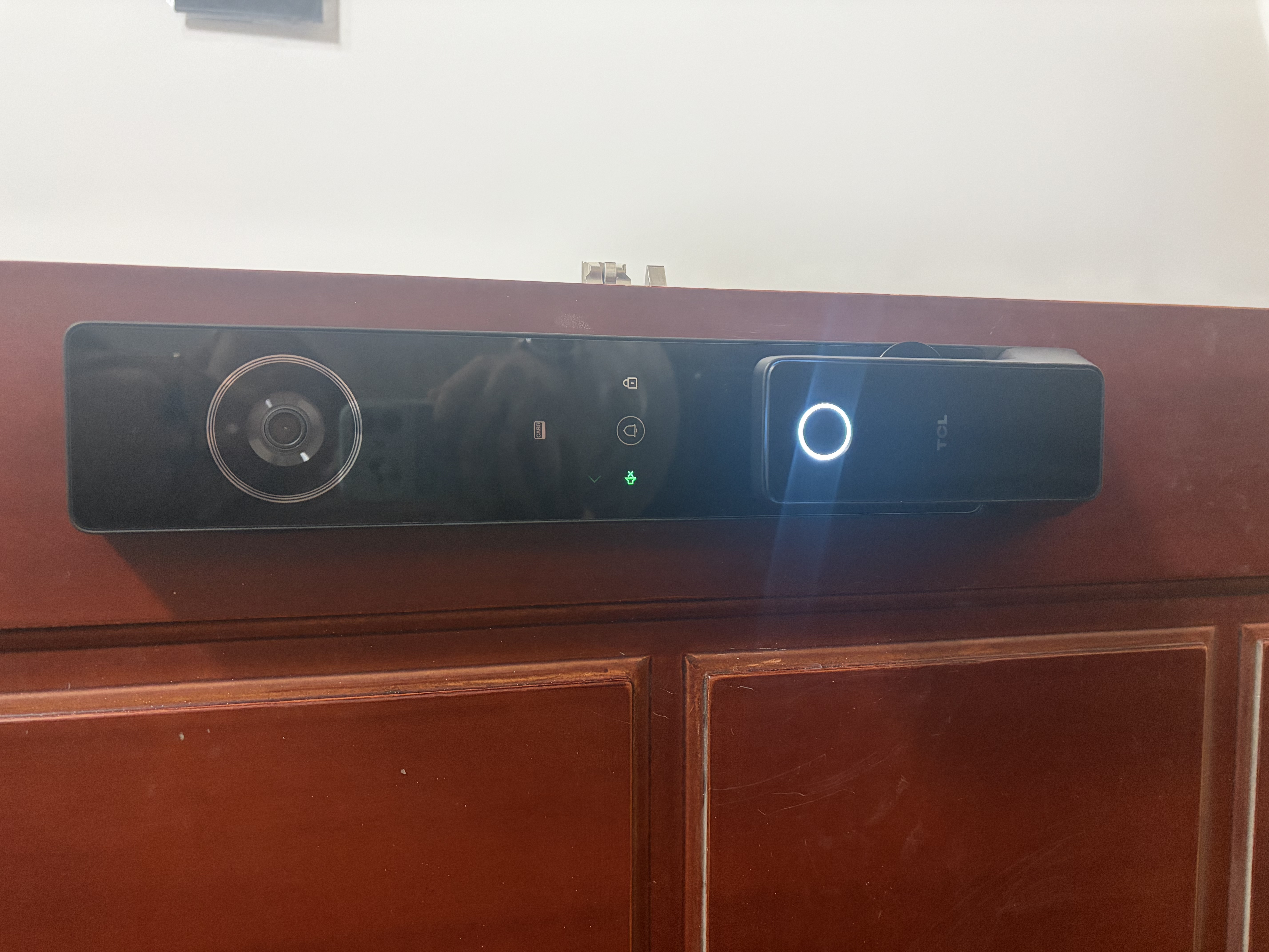 TCL智能门锁 人脸识别大屏猫眼远程监控摄像指纹锁密码智能锁 K5GPro 实拍图