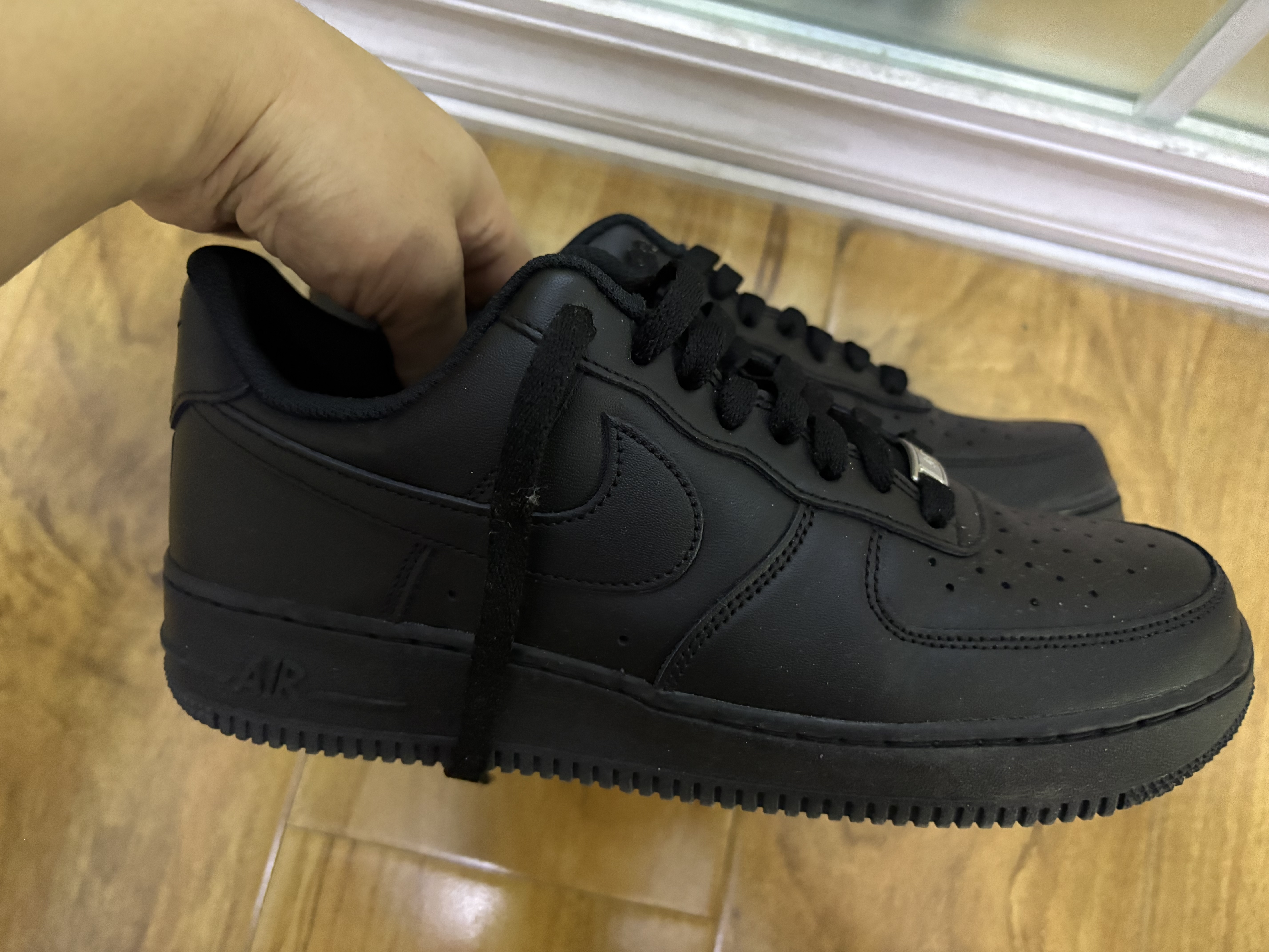 耐克NIKE板鞋男空军一号AF1 AIR FORCE 1运动鞋CW2288-001黑42.5 实拍图