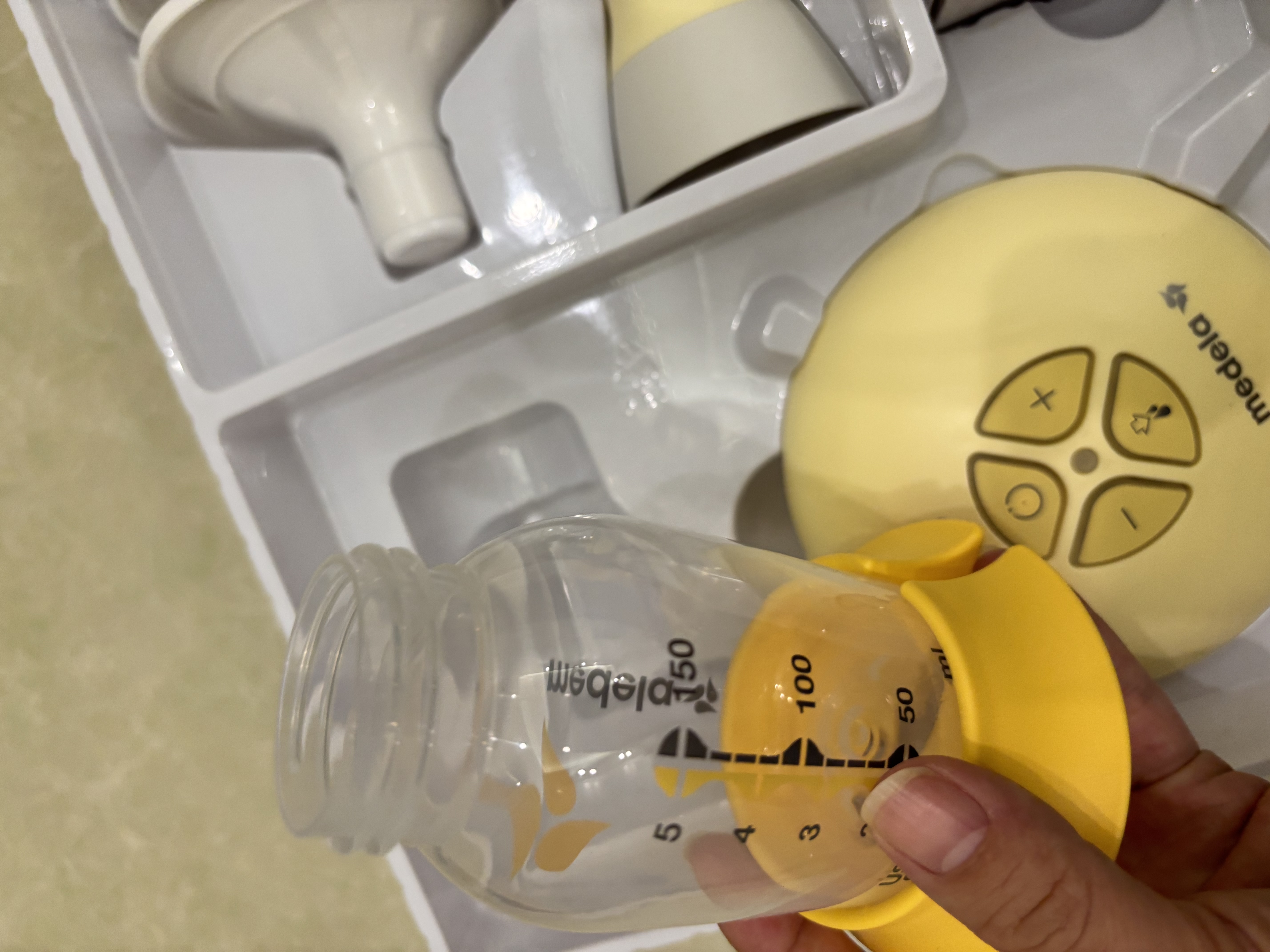 美德乐（Medela）吸奶器电动吸乳器单边防逆流舒适按摩母乳喂养丝韵舒悦版 实拍图