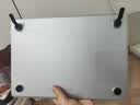 VOKAMO【2026新款M5适用】苹果电脑笔记本MacBook Air13英寸保护壳M4/3/2带支架磨砂外套 半透明 实拍图