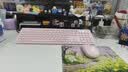 联想（Lenovo）无线键盘鼠标套装 键鼠套装 全尺寸键盘 商务办公 USB 适用笔记本台式机一体机 KN220/T221 粉色 实拍图