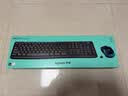 罗技（Logitech）MK275 键鼠套装 无线键鼠套装 办公键鼠套装 全尺寸 商务键鼠套装 带无线2.4G接收器 黑蓝色 实拍图