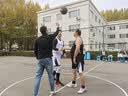 李宁（LI-NING）篮球7号彩标CBA室内外防滑耐磨赛事成人青少年比赛专用蓝球091-1 实拍图