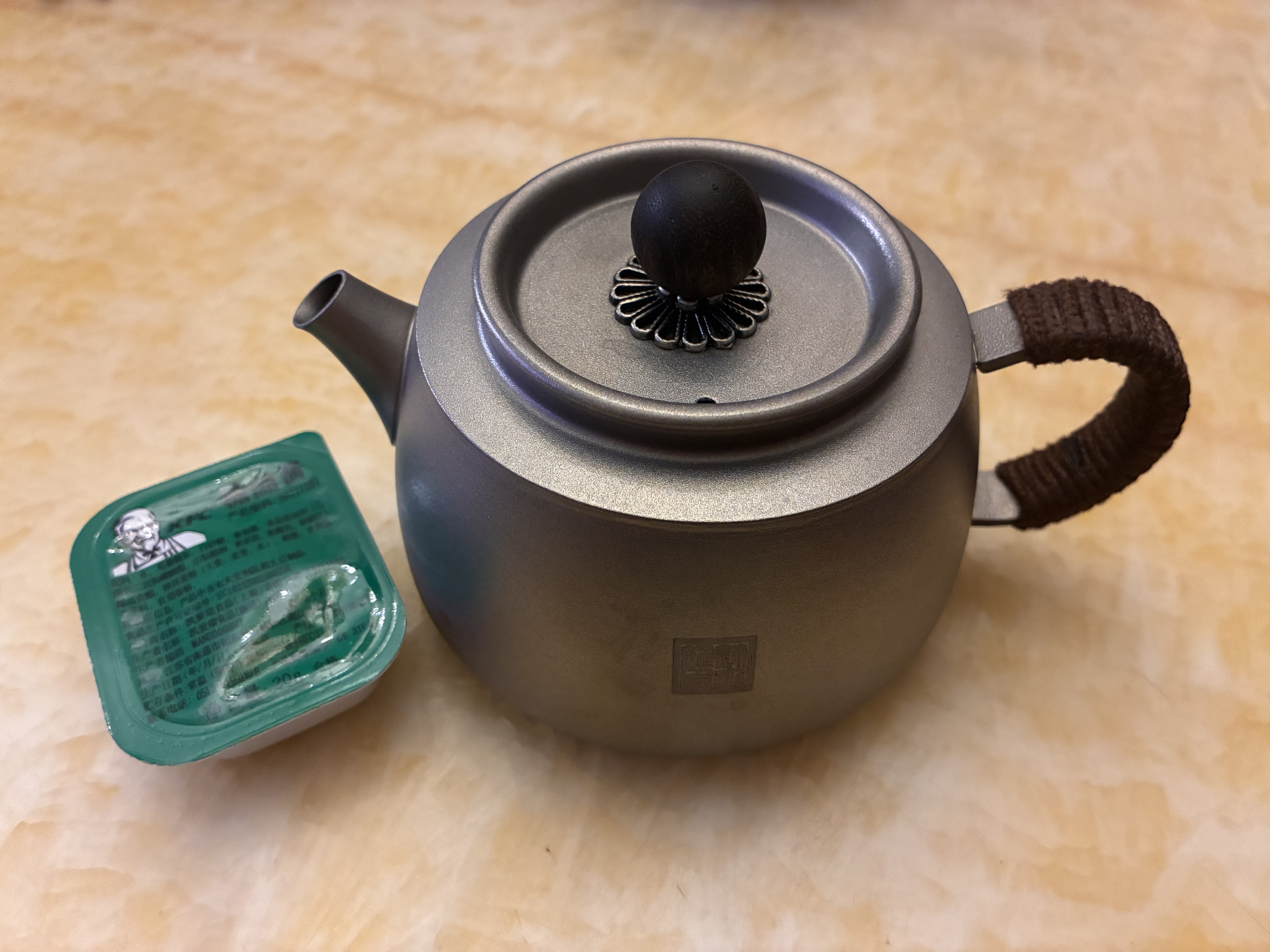 TILIVING钛立维纯钛泡茶壶功夫茶具茶水分离沏茶器户外茶具 实拍图