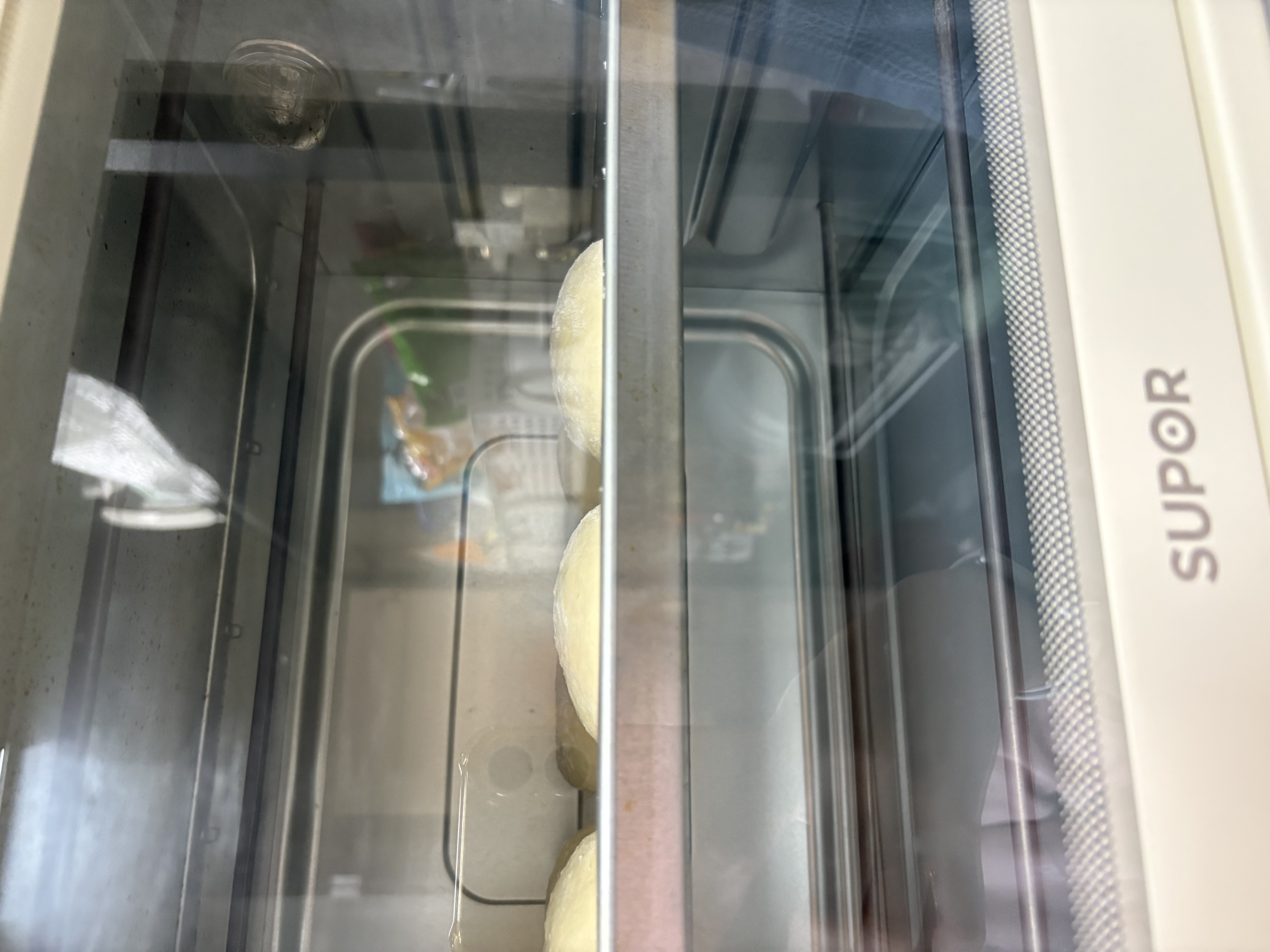 苏泊尔（SUPOR）家用35L大容量多功能电烤箱上下独立控温多层烤位专业烘焙带炉灯奶油白OJ35A807 实拍图