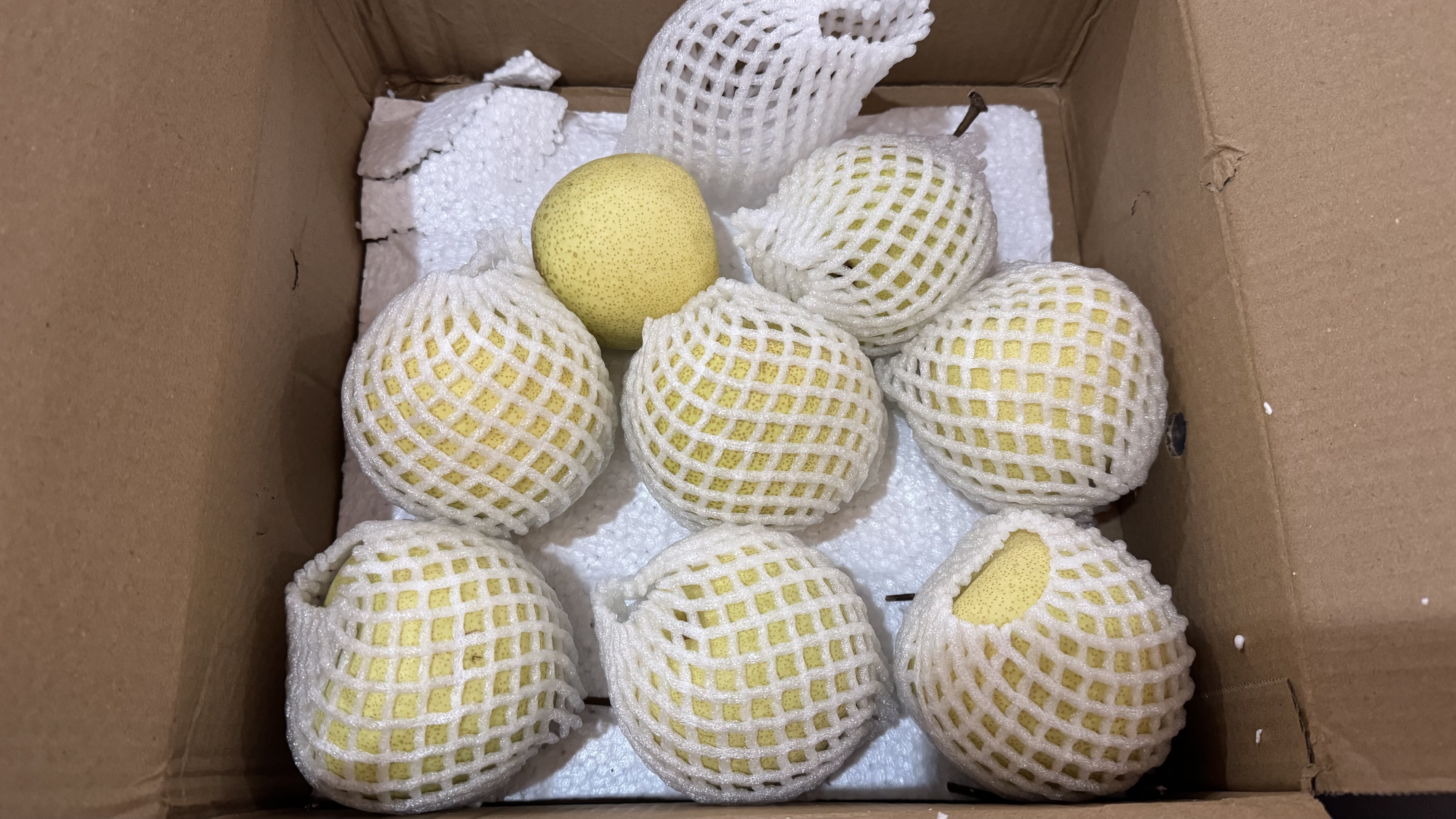 同甘园JD/顺丰梨雪梨雪花梨皮薄多汁脆甜贡梨当季孕妇山西水果 整箱5斤 精选150-200g 净重4.5斤 实拍图