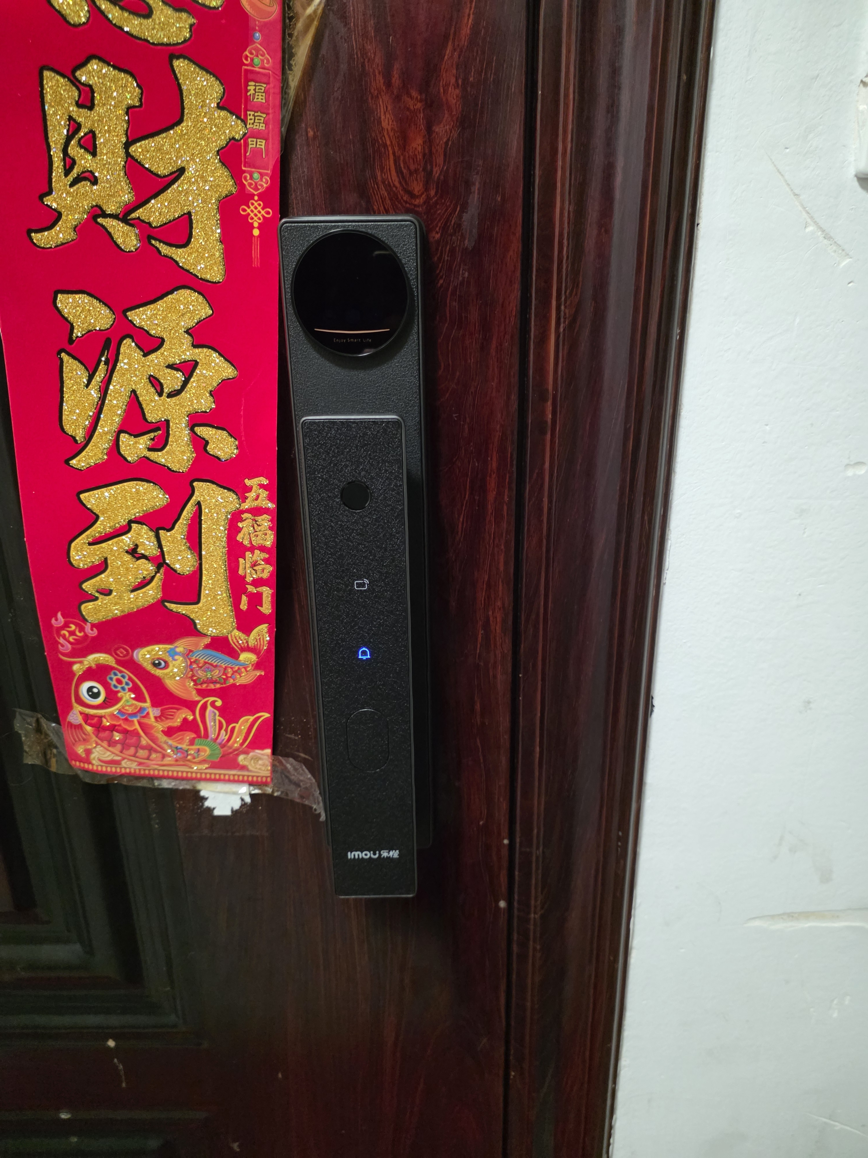 乐橙智能锁星火LIGHT1-i 3D结构光人脸识别家用全自动智能门锁指纹锁密码锁C级锁芯防盗电子门锁 实拍图