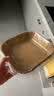 美丽雅空气炸锅专用垫纸55只食品级方形烤箱油纸吸油纸防漏油不易粘锅 实拍图