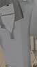 罗蒙男童短袖polo衫校园服饰秋夏T恤女童班服 条纹白色短袖POLO衫150 实拍图