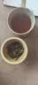 京东京造 故宴窑变 茶杯陶瓷杯茶水分离杯礼盒装【陶瓷茶漏】 阳夕红400ML 实拍图