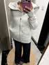 lululemon丨Scuba 女士拉链连帽衫*拉绒 杂色核心超浅灰(LW3KAMS) XXS /2 实拍图