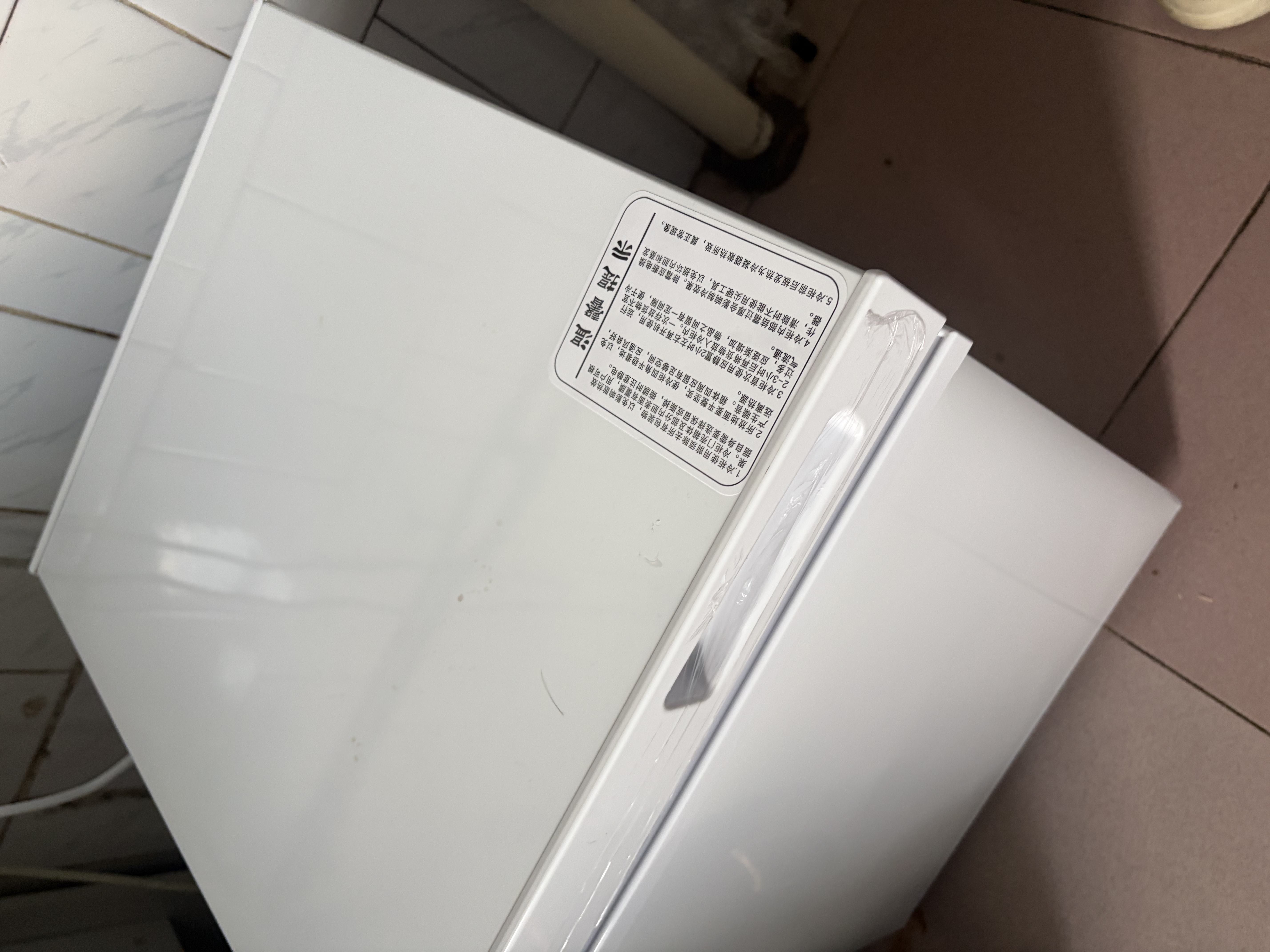 志高（CHIGO）小冰柜家用冷冻小型一级节能省电迷你卧式冷藏保鲜储母乳冷柜 128白色【一级能效 可囤60斤肉 全国联保】 实拍图