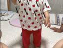 优衣库婴幼儿Sanrio快干睡衣/短袖宝宝UT三丽鸥睡衣484425 13 玫红色 100 实拍图