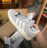 adidas 面包鞋 GRAND COURT BASE 00s休闲板鞋平底鞋男女阿迪达斯 浅灰/白色/树脂黄   42 实拍图