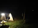 牧高笛（MOBIGARDEN）自动充气枕头 旅行枕 便携舒适午睡露营睡枕 NXL1534002 暖沙色  实拍图