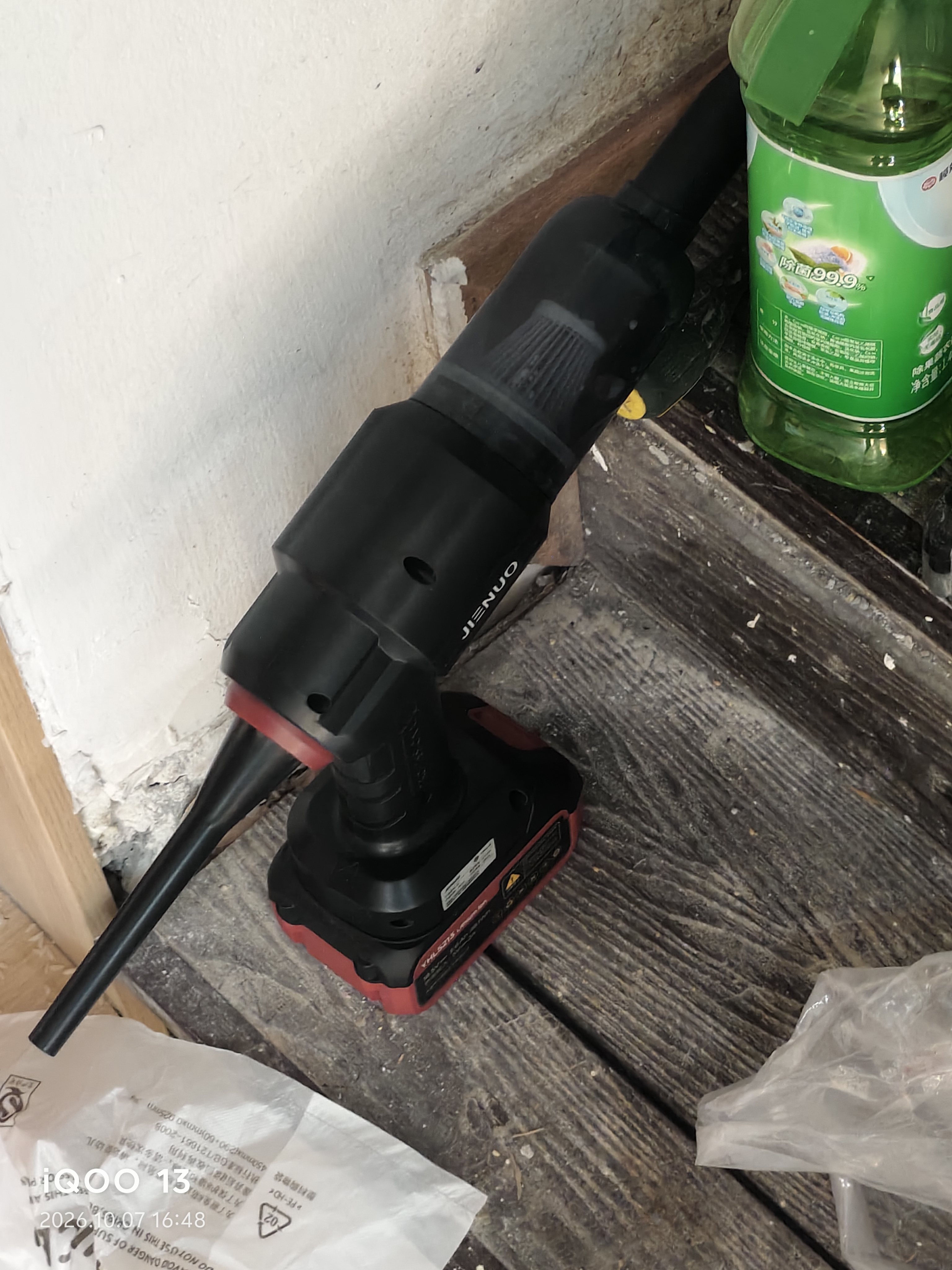 杰诺车载吸尘器大吸力汽车家用车用无线小型手持大功率强力车内随手吸便携桌面清灰超强吹吸两用一体机 【单电豪华款】吹吸抽充刷+可水洗滤芯*1 实拍图