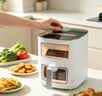 美的（Midea）空气炸锅全新新升级双层烤炸一体大容量多功能触屏免翻面15L空气炸烤箱MF-KZC15J01-QD 实拍图