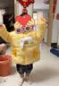 巴拉巴拉童装婴儿羽绒服冬季宝宝短款外套儿童上衣可爱萌男童女童 蛾黄31004 120 充绒量109g 实拍图