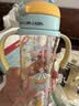 贝亲（Pigeon）防胀气 自然成长翻盖直饮吸管 大童奶瓶330ml 马戏团 18月+ AA279 实拍图