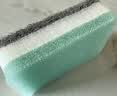 妙洁海绵百洁布 11*7cm 12片装 四色分用去油污抹布厨房洗碗棉 实拍图