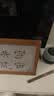 金隆兴A4实木相框摆台挂墙空框装裱照片字画拼图执照框柚木色 实拍图