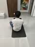 中欧男士健身垫大尺寸瑜伽垫加厚加宽静音专业防滑运动减震跳操隔音垫 黑【185*61cm】含绑带 10mm(厚度) 实拍图