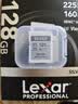 雷克沙（Lexar）128GB SD存储卡 U3 V30 佳能索尼富士尼康相机高速SD卡 读225MB/s 写160MB/s 4K超清录制 SD银卡 实拍图