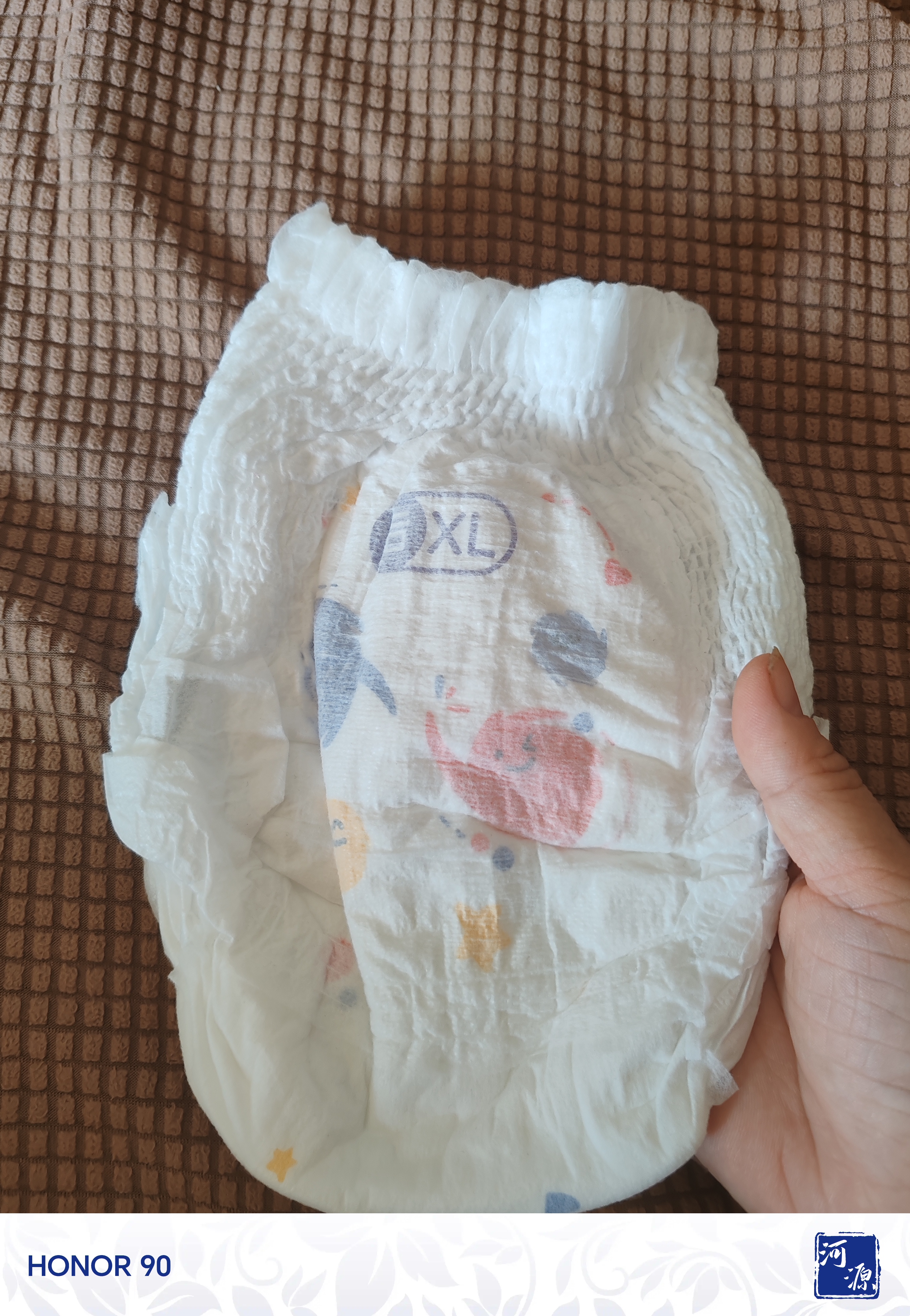 好奇（Huggies）金装小黑洞拉拉裤XL35片(12-17kg)尿不湿【速干不易红】 实拍图