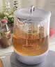 九阳（Joyoung）1.5L全玻璃沸萃养生壶煮茶器 0胶水玻璃滤网炖盅 花茶壶烧水保温一体恒温全自动电热水壶15WY10J 实拍图