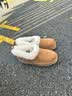 UGG【双11抢先购】秋季女士茸茸毛鞋领厚底休闲懒人毛毛鞋 1166733 CHE | 栗色 39 鞋款偏小，建议拍大一码 实拍图