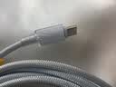 品胜[冰川透明]iPhone   Duo数据线type-c充电线双头PD60W快充车载适用苹果18promax/1716手机笔记本蓝 实拍图
