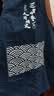 加品惠围裙居家轻奢帆布藏青色围裙男女通用款可调节大小LF-2436 实拍图