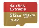 Sandisk闪迪512GB TF(MicroSD)内存卡4K极速金卡A2 V30 U3兼容大疆Pocket3/4P/Action 6运动相机/无人机存储卡 实拍图